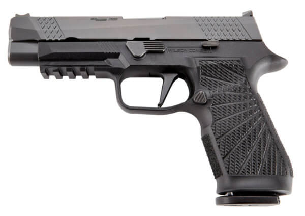 Wilson Combat SIGWCP320F9BATS P320 9mm Luger 4.70″ 17+1 Black Black DLC Steel Stainless Steel Black Modular Polymer Grip