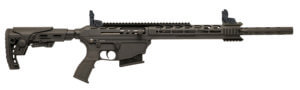 JTS Shotgun M12AK M12AK 12 Gauge Semi-Auto 5+1 (2.75″) 3″ 18.70″ Chrome-Lined Steel Barrel Picatinny Rail Synthetic Fixed Stock Rem Choke Compatible Optics Ready Includes 2 Magazines