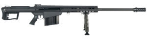 Barrett 18059 M107A1 50 BMG 29″ 10+1 Black Cerakote Black Fixed w/Sorbothane Recoil Pad Stock Black Polymer Grip