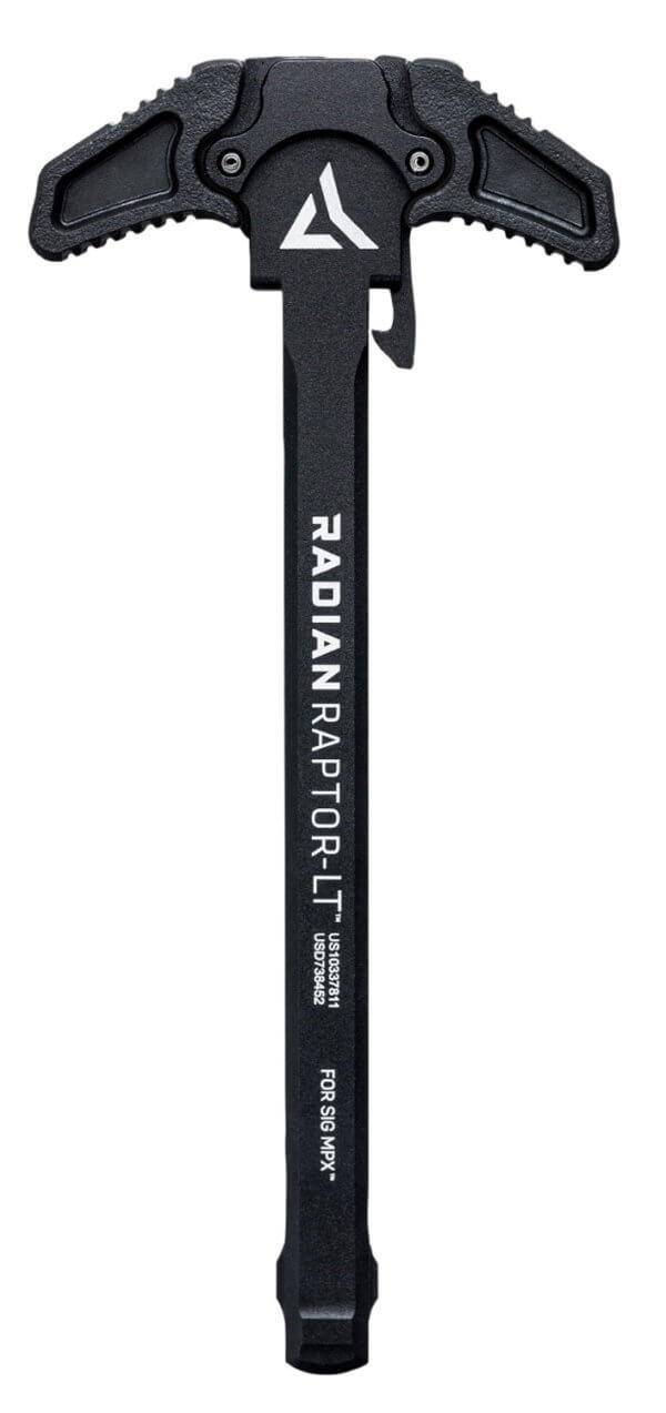 Radian Weapons R0367 Raptor LT Lightweight Ambi Charging Handle  Black  Fits Sig MPX