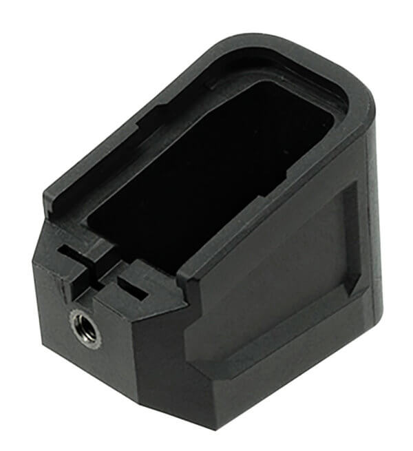 Strike Industries EMPG19 Enhanced Magazine Plate made of Polymer with Black Finish for Glock 19 (Adds 5rds)