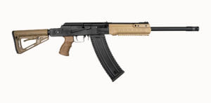 Kalashnikov USA KS12TSFFDE KS-12TSF 12 Gauge 3″ 18.25″ 10+1 Black Metal Finish Flat Dark Earth 6 Position Side Folding Collapsible Stock