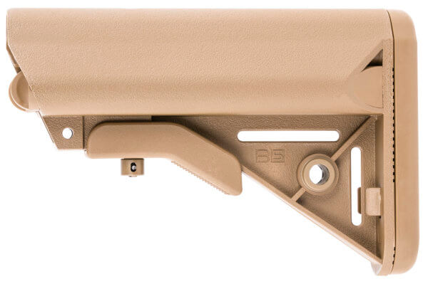 B5 Systems SOP1076 Enhanced SOPMOD Coyote Brown Synthetic for AR-Platform with Mil-Spec Receiver Extension (Tube Not Included)