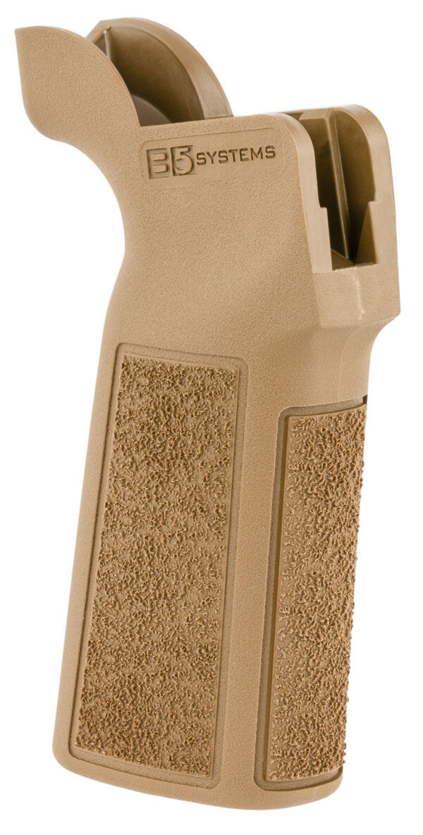 B5 Systems PGR1126 Type 23 P-Grip Made of Polymer With Coyote Brown Finish for AR-15 M4