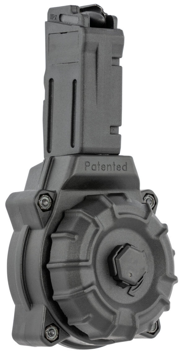 ProMag DRMA36 Standard Black DuPont Zytel Polymer Drum 30rd for 9mm Luger Sig MPX