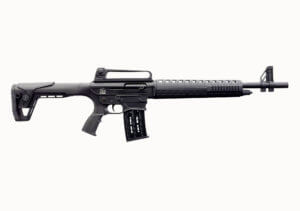 Charles Daly 930190 AR-12S Semi-Auto 12 Gauge 5+1 3″ 18.50″ Blued Barrel Black Anodized Rec Black Fixed with Adjustable Comb Stock Right Hand