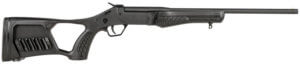 Rossi SSP1BK Tuffy Single Shot 410 Gauge with 18.50″ Barrel 3″ Chamber 1rd Capacity Matte Black Metal Finish & Black Fixed Thumbhole with Shell Holder Stock Right Hand (Youth)