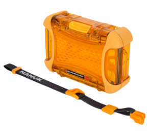 Nanuk 320-0003 Nano 320 Water-Resistant Orange Polycarbonate Material with PowerClaw Latches 5.90″ L x 3.30″ W x 1.50″ H Interior Dimensions Includes Carry Strap