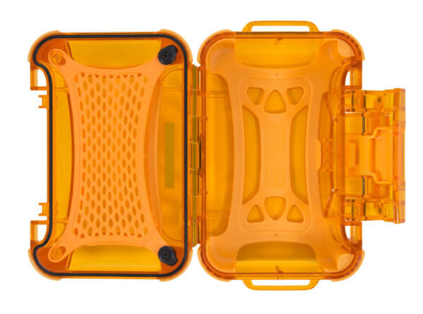 Nanuk 330-0003 Nano 330 Water-Resistant Orange Polycarbonate Material with PowerClaw Latches 6.70″ L x 3.80″ W x 1.90″ H Interior Dimensions Includes Carry Strap