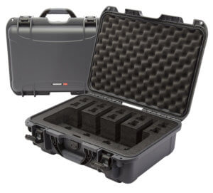 Nanuk 925-4UP7 925 4 Up Gun Case Waterproof Graphite Resin with Closed-Cell Foam Padding 17″ L x 11.80″ W x 6.40″ H Interior Dimensions