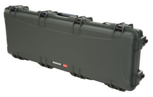 Nanuk 985-AR06 985 AR15 Case Waterproof Olive Polymer with Foam Padding for AR-Platform 36.63″ L x 14.50″ W x 6″ H Interior Dimensions