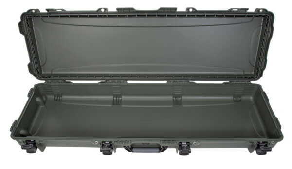 Nanuk 995-1006 995 Waterproof Olive Resin with Lockable Latches for Rifles 52″ L x 14.50″ W x 6″ H Interior Dimensions