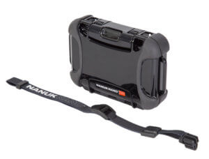 Nanuk 330-0001 Nano 330 Water-Resistant Black Polycarbonate with PowerClaw Latches 6.70″ L x 3.80″ W x 1.90″ H Interior Dimensions Includes Carry Strap