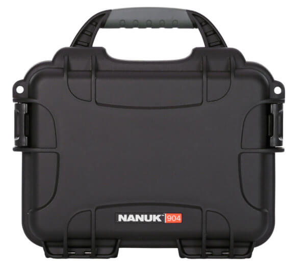 Nanuk 904-1001 904 Waterproof Black Resin with Foam Padding & Airline Approved 8.40″ L x 6″ W x 3.70″ H Interior Dimensions