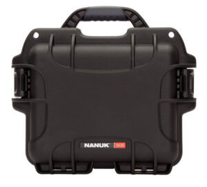 Nanuk 909-1001 909 Waterproof Black Resin with Foam Padding & Airline Approved 11.40″ L x 7″ W x 3.70″ H Interior Dimensions