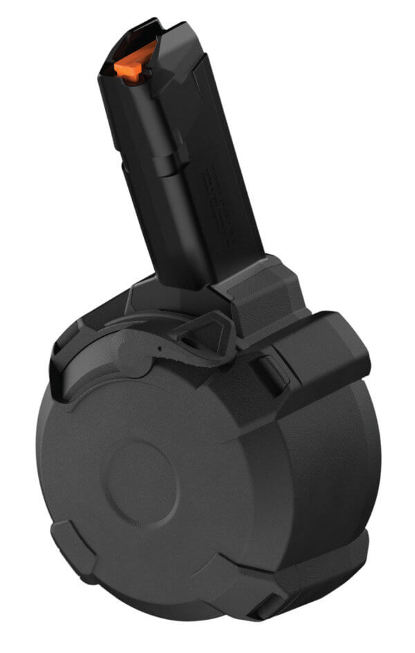 Magpul MAG1137-BLK PMAG D-50 GL9-PCC 50rd Drum 9mm Luger  Black Polymer  Glock Style  Fits Post PCC (NOT B&T GHM9 & KelTec Sub 2000)
