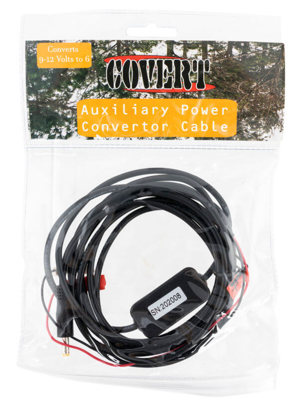 Covert Scouting Cameras 2540 Convertor Cable Fits Covert Cameras 2012-2020 6″ Long Black