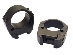 Talley TMS34H Modern Sporting Scope Ring Set For MSR Picatinny Rail High 34mm Tube Black Anodized Aluminum