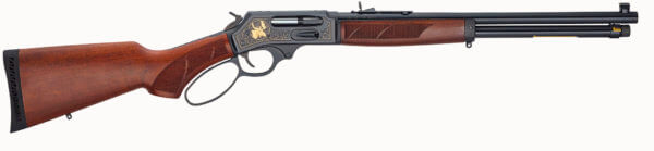 Henry H009GWL Side Gate Wildlife 30-30 Win Caliber with 5+1 Capacity 20″ Barrel Overall Blued Metal Finish & Fancy American Walnut Stock Right Hand (Full Size)