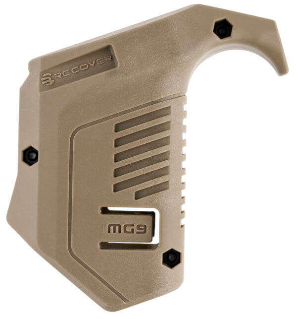 Recover Tactical MG9T Angled Mag Pouch Tan Polymer Picatinny Rail Fits Glock