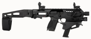 Command Arms MCKGEN2CL MCK 2.0 Conversion Kit with Gen2 Black Stabilizer Clear Chassis fits Glock 17181919X20-222325313245 Gen3-5