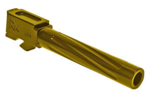 Rival Arms RA20G103E Precision V1 Drop-In Barrel 9mm Luger 4.49″ Gold PVD Finish 416R Stainless Steel Material for Glock 17 Gen5