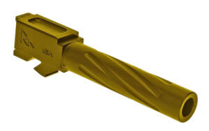 Rival Arms RA20G201E Precision V1 Drop-In Barrel 9mm Luger 4.02″ Gold PVD Finish 416R Stainless Steel Material for Glock 19 Gen3-4