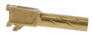 Rival Arms RA20P001E Precision Drop-In Barrel 9mm Luger 3.10″ Gold PVD Finish 4340H Steel Material for Sig P365