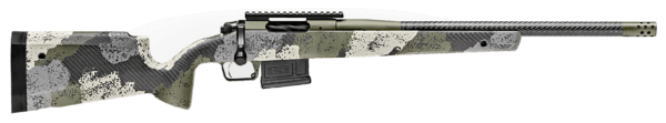 Springfield Armory BAW9206CMCFG 2020 WayPoint 6mm Creedmoor 5+1 20″ CF Evergreen Camo Hybrid Profile w/M-LOK Stock Mil-Spec Green Cerakote Right Hand