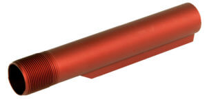LBE Unlimited MBUF002-RED Mil-Spec Buffer Tube 6 Position AR-15 Red