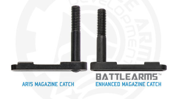 Battle Arms Development BADEMCIC Enhanced Catch Fluted AR-15 8620 Steel Black Compatible w/BAD Mil-Spec Magazine Release Buttons BAD-EMR BAD-EMMR
