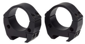 Browning 12569 Precision Scope Ring Set Browning X-Bolt Picatinny Rail High 30mm Tube Matte Black Oxide Aluminum