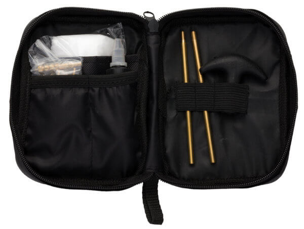 Browning 124303 Pistol Field Cleaning Kit Multi-Caliber Black/Gold/Orange