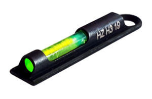 HiViz GPN301 LiteWave H3 Tritium/LitePipe GP100 Front Sight Black | Green Tritium with White Outline Front Sight
