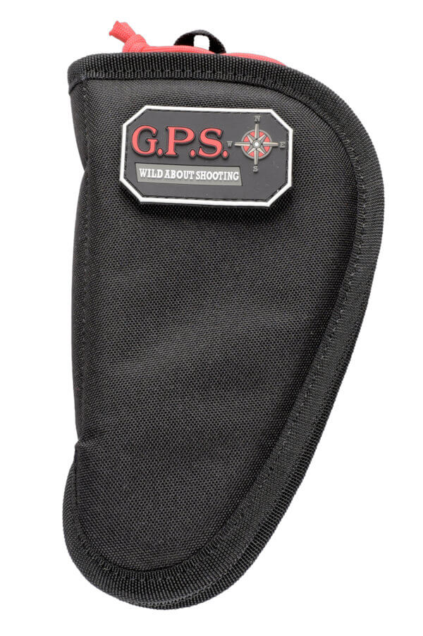 GPS Bags 855CPCB Contoured Discreet Case with Lockable Zippers & Black Finish for Compact & Subcompact 3 Barrel or Less”