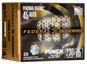 Federal PD22L1 Premium Personal Defense 22 LR 29 gr Punch Flat Nose 50rd Box