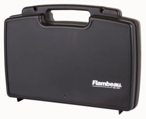 Flambeau 6455SC Safe Shot Pistol Case made of Polymer with Black Finish Egg Crate Foam Padding Integrated Handle & TSA/Airline Approved 16.50″ L x 9.50″ W x 3.50″ D Interior Dimensions