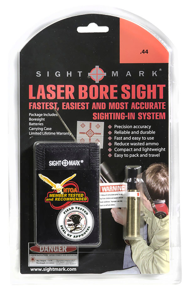 Sightmark SM39020 Boresight Red Laser for 22-250 Rem 6.5 Creedmoor Brass Includes Battery Pack & Carrying Case