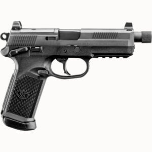 FN 66100864 FNX Tactical 45 ACP 5.30″ Threaded Barrel 15+1 Matte Black Polymer Frame With Mounting Rail Optic Cut Matte Stainless Steel Slide Ambidextrous Safety Includes Viper Red Dot