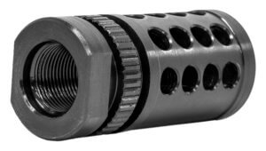 GrovTec US Inc GTHM317 G-Nite Flash Suppressor Black Nitride Steel with 1/2-28 tpi Threads for 223 Cal”
