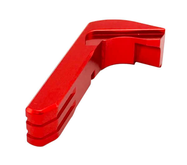 Cross Armory CRGMCRD Mag Catch Extended Compatible w/ Glock Gen1-3/P80 Red Anodized Aluminum