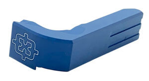 Cross Armory CRGMCBL Mag Catch Extended Compatible w/Glock Gen1-3/P80 Blue Anodized Aluminum