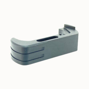 Cross Armory CRG5MCBL Mag Catch Extended Compatible w/Glock Gen4-5 Blue Anodized Aluminum
