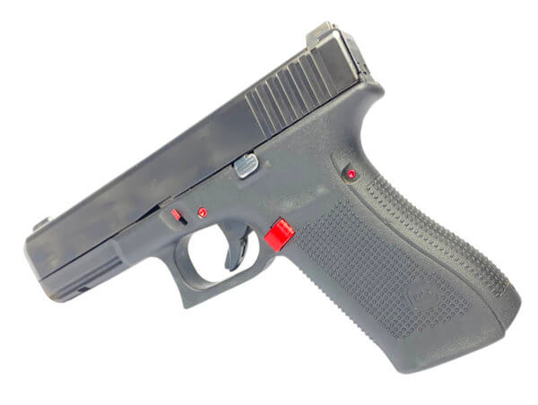 Cross Armory CRG5PSRD 3 Pin Set Dimpled Compatible w/Glock 17/19/26/34 Gen5 Red Steel Pistol