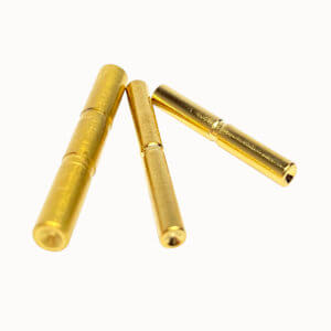 Cross Armory CRG5PSGD 3 Pin Set Dimpled Compatible w/Glock 17/19/26/34 Gen5 Gold Steel