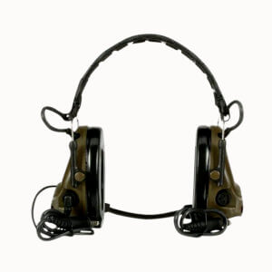 Peltor MT20H682FB09CY ComTac V Hearing Defender Headset 23 dB Over the Head Coyote Brown Adult
