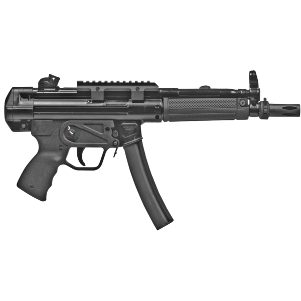 Century HG6034N AP5 9mm Luger 8.90″ 30+1 Black Black Polymer Grip Right Hand