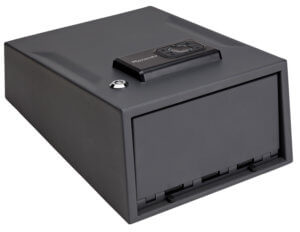 Hornady 95433 Keypad Vault  Keypad Entry Black 16 Gauge Steel Holds 1 Handgun 12.70 H x  9″W x 5.25″ D”