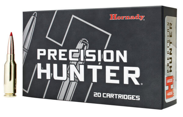 Hornady 81602 Precision Hunter Hunting 6mm ARC 103 gr Extremely Low Drag-eXpanding (ELD-X) 20rd Box