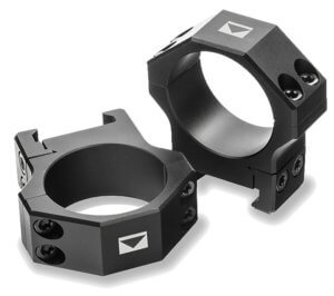 Steiner 5959 H-Series Scope Ring Set For Rifle Extra High 30mm Tube Matte Black Steel